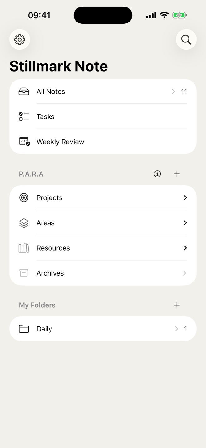 Tasks and a weekly review, only when you ask